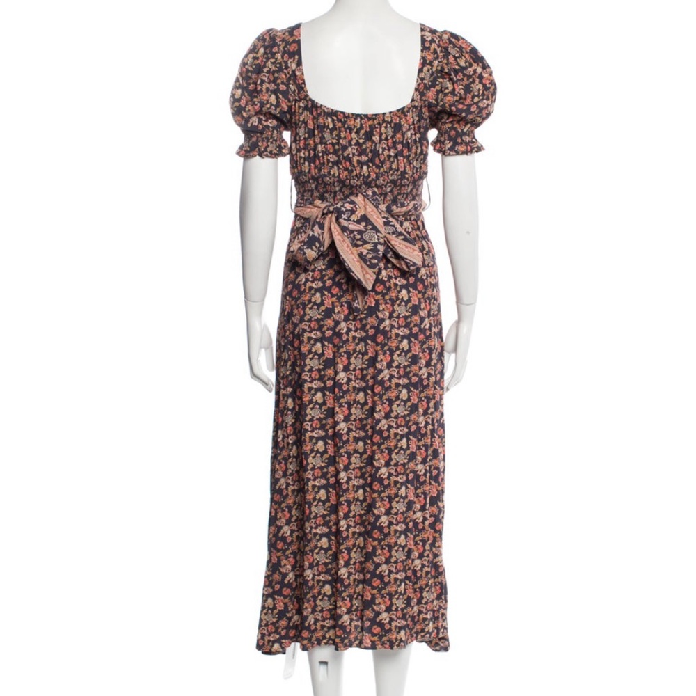 Cleobella Carly floral midi dress in black floral size XS EUC - Picture 5 of 7